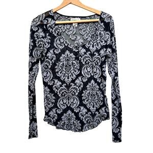 Denim & Supply Ralph Lauren Sheer Lace Top - Size M